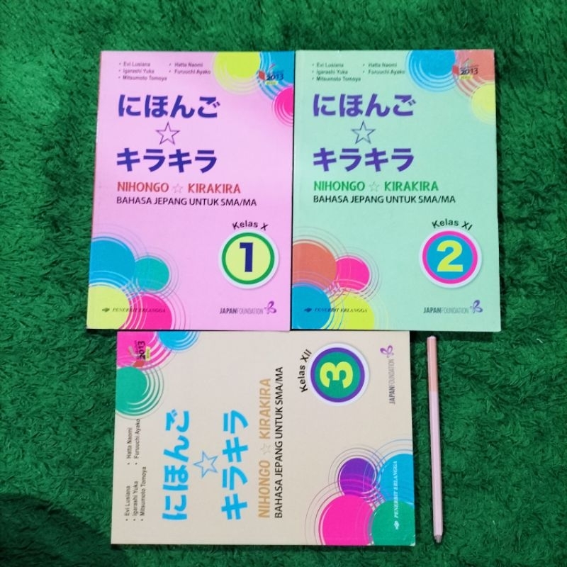 ORIGINAL BUKU NIHONGO KIRAKIRA BAHASA JEPANG KELAS 10 11 12 SMA/MA
