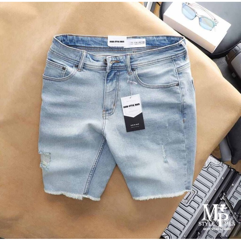 celana pendek jeans pria - celana jeans pria - celana pendek - celana cowok pendek - celana pendek -