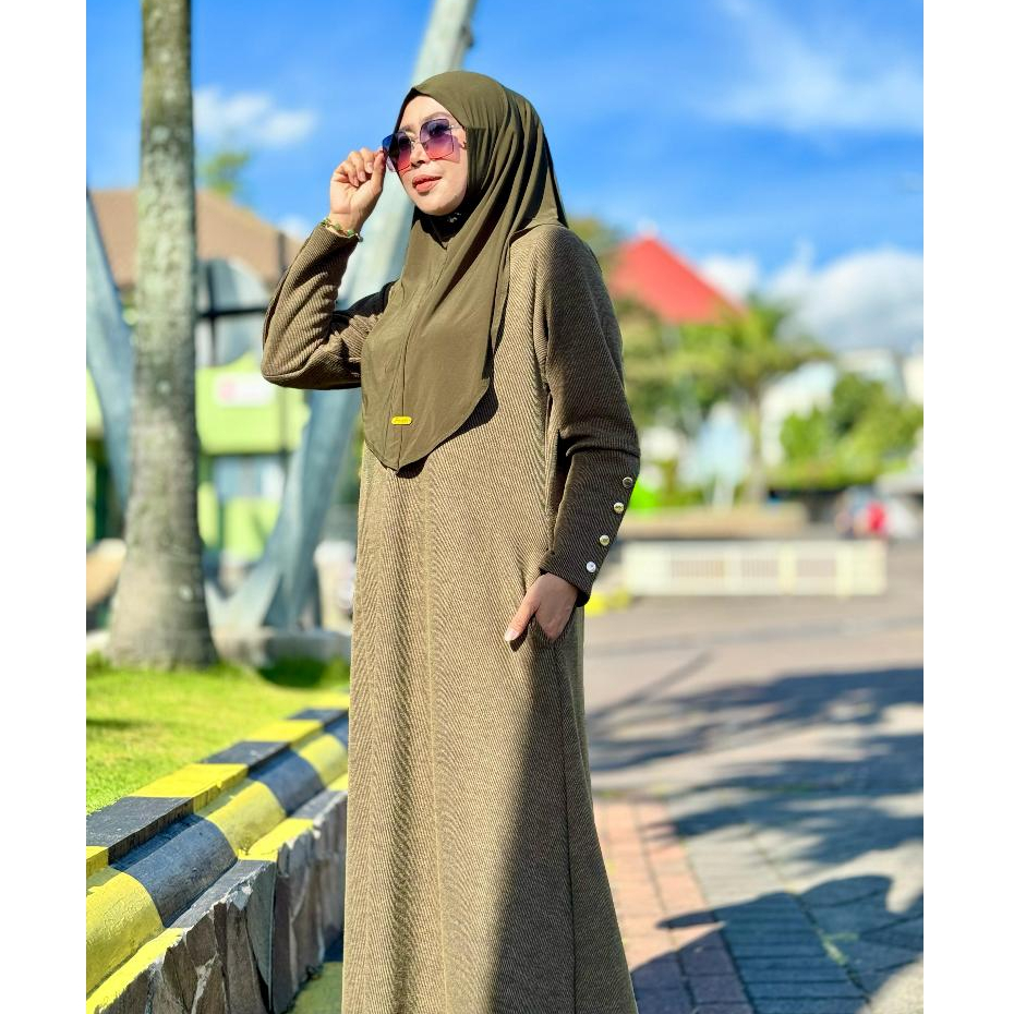 Dress Knit Only | Anisa | Gamis Dress Wanita