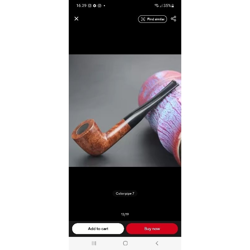 Pipa Cangklong Briar LG Smooth Short Straight
