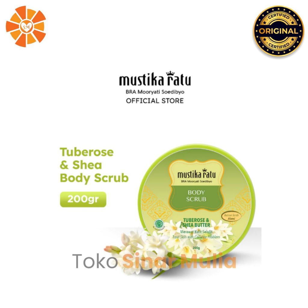 Mustika Ratu Body Scrub/ Lulur 200gr