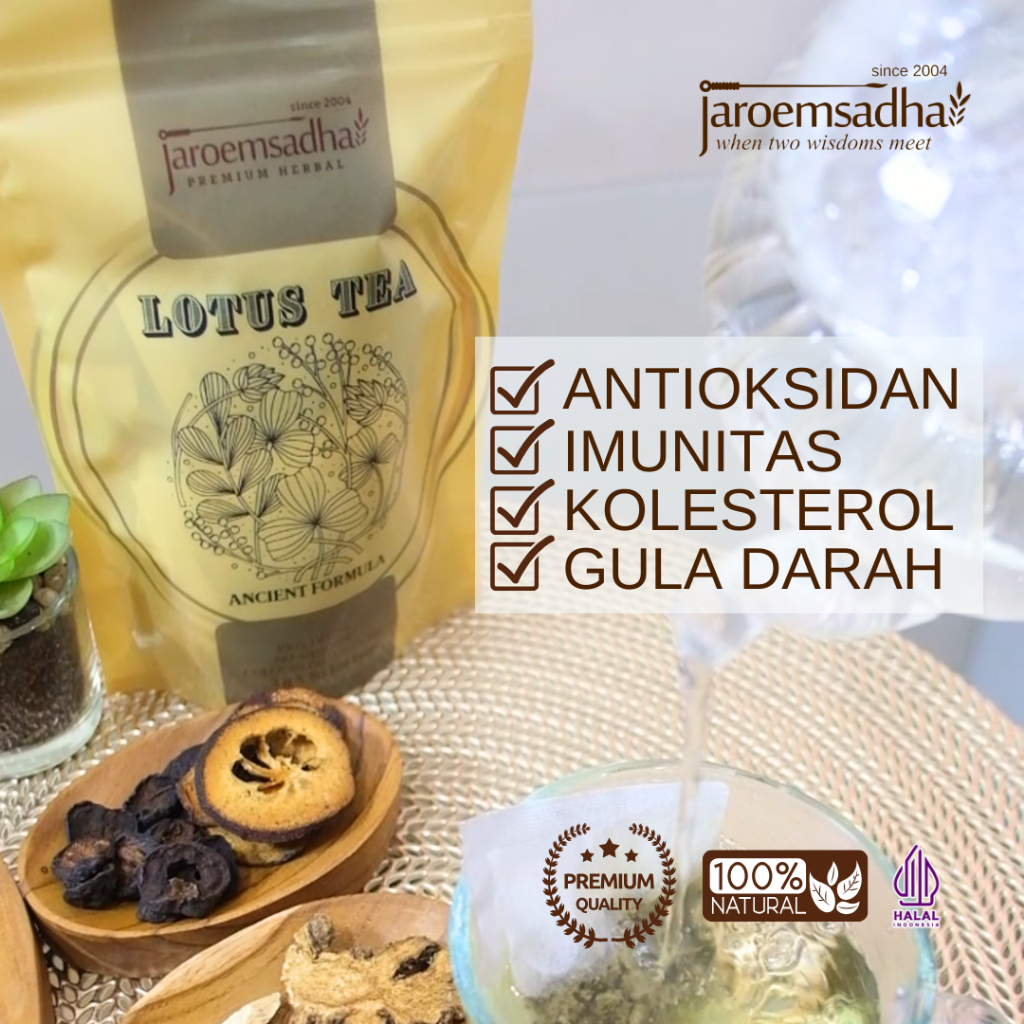

Lotus Tea / Herbal Tea / teh herbal sehat / teh lotus 100% herbal by Jaroemsadha