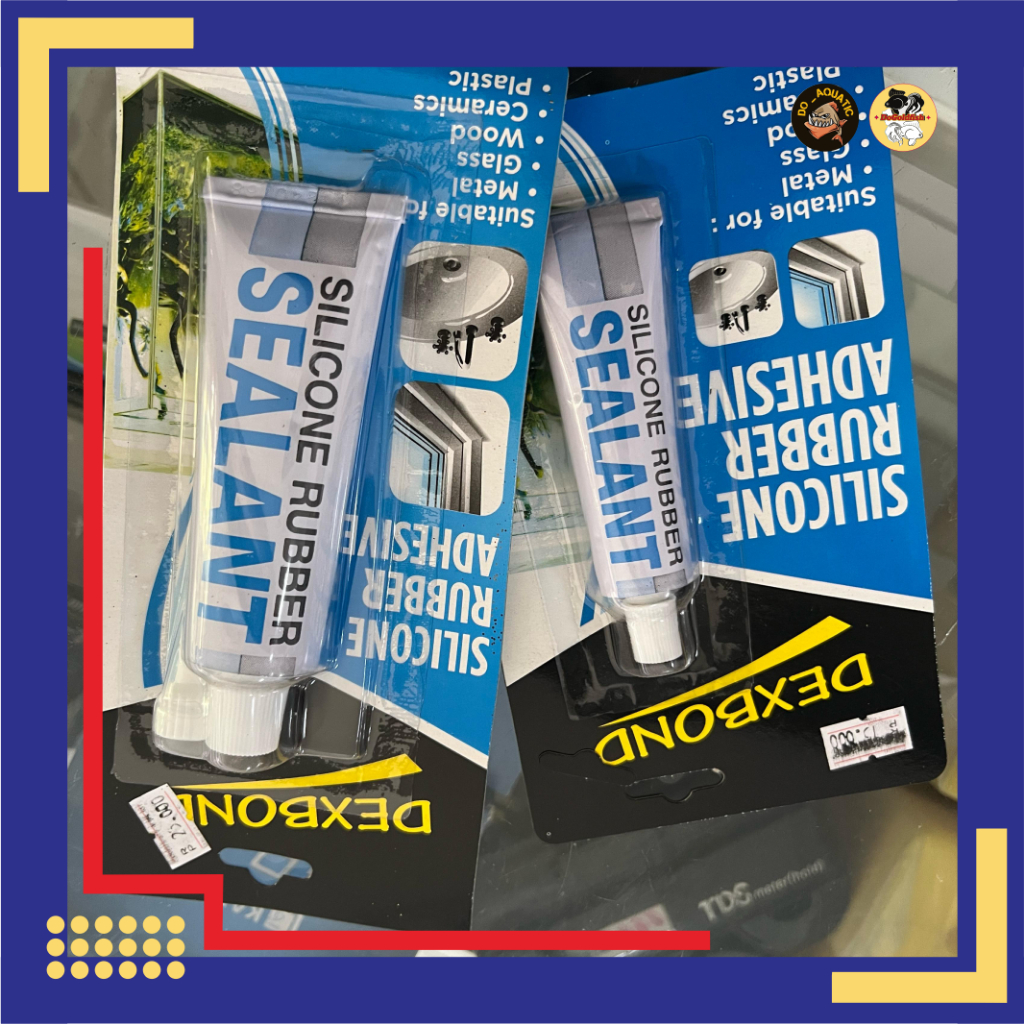 Lem Kaca Sealant DEXBOND 30 gr  70 gr  perekat silikon aquarium bening Lem akrilik