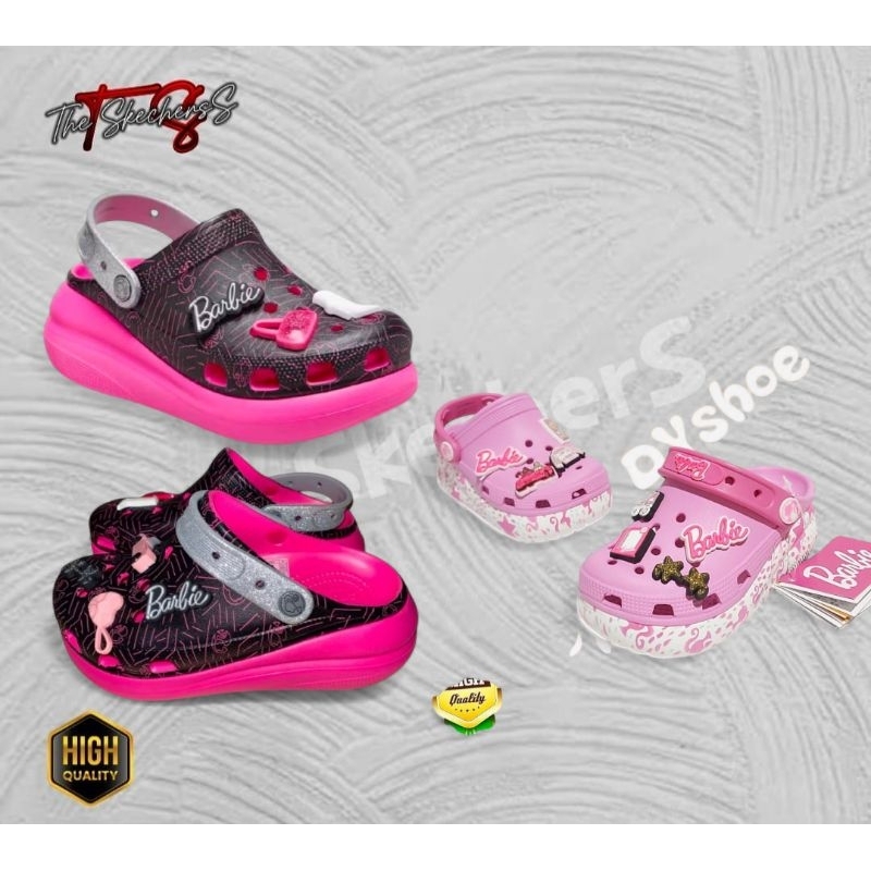 crocs crush barbie clog / sandal wanita crocs / crocs barbie clog