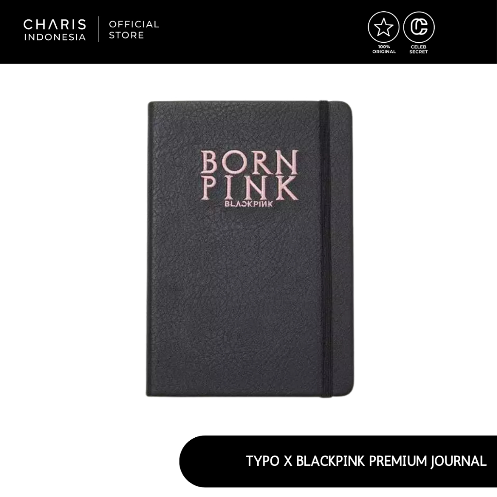

TYPO X BLACKPINK Stiched Up Premium Buffalo Journal / Kpop Idol Merch Korea Buku Tulis Jurnal
