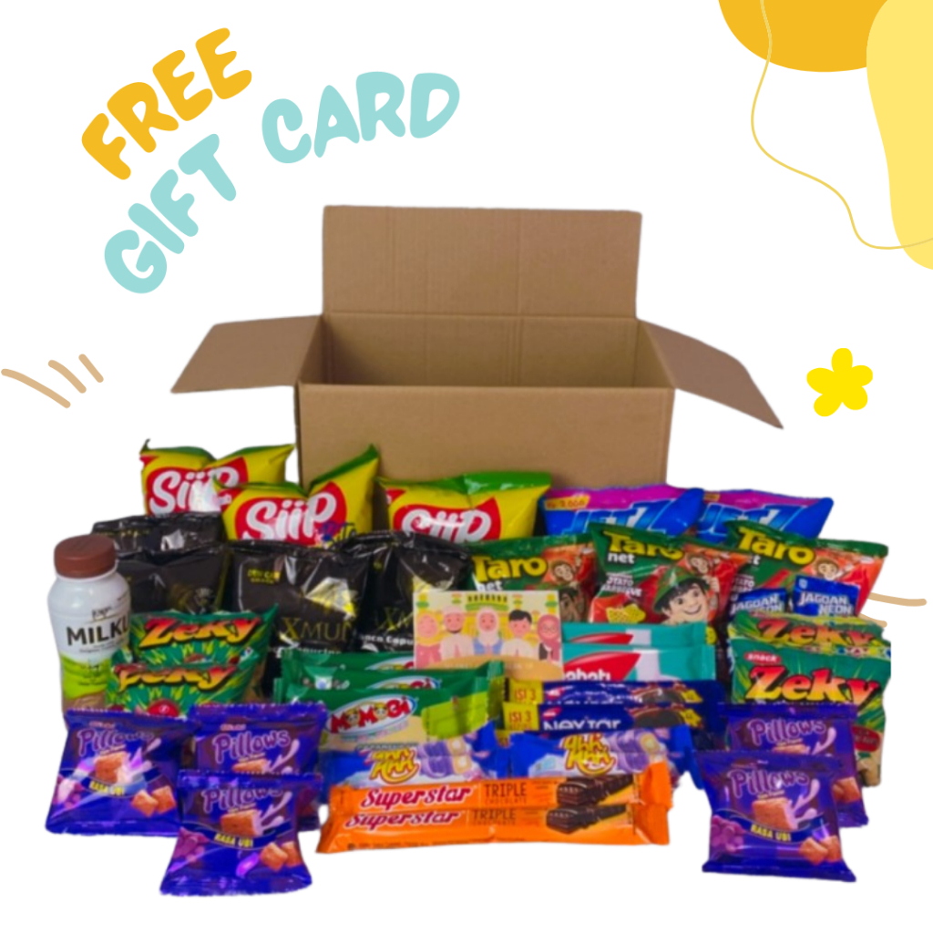 

DISKON PROMO SPESIAL PAKET SNACK HAMPERS GIFT BOX SNACK BOX - SPECIAL