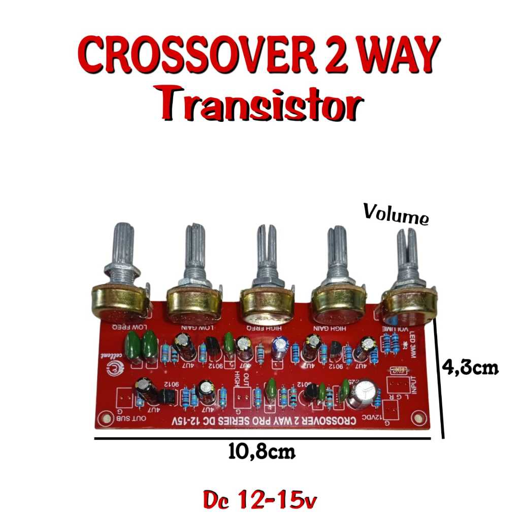 MINI CROSSOVER 2 WAY TRANSISTOR