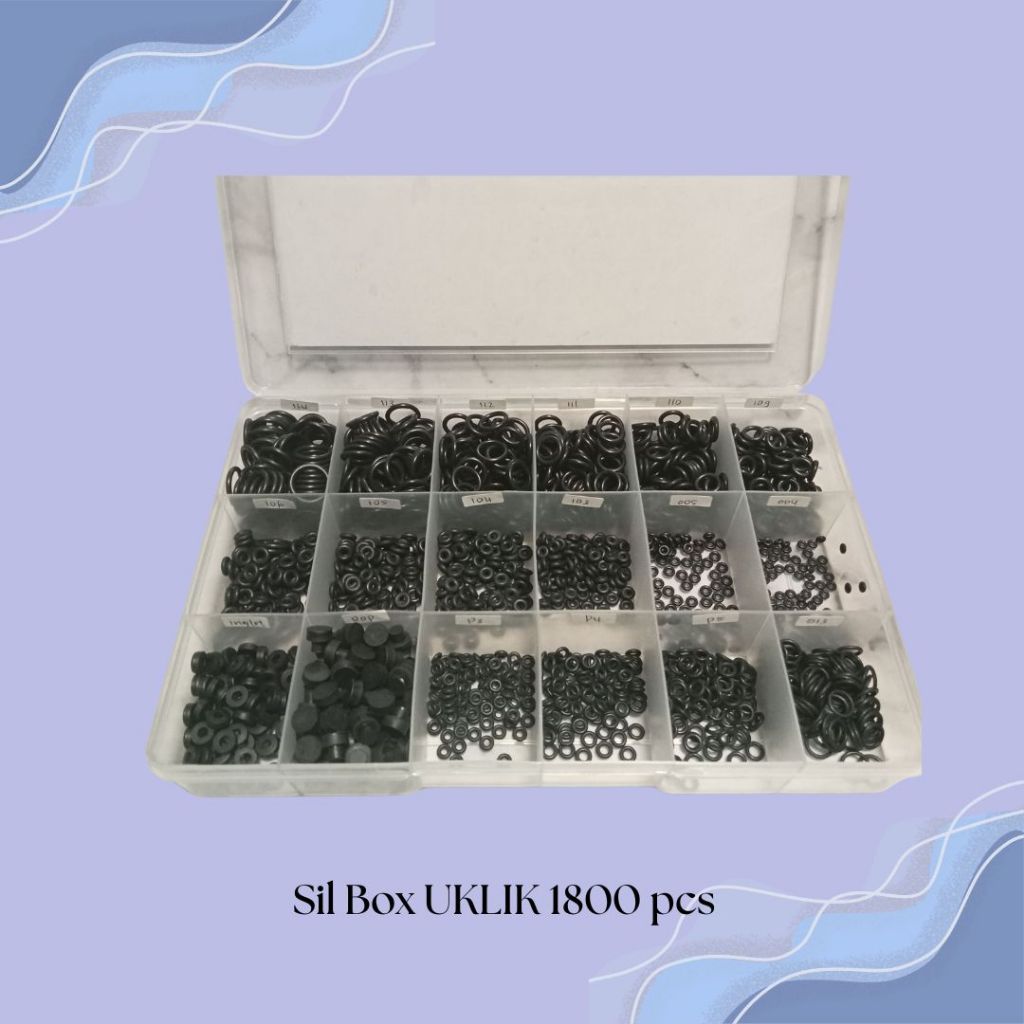 Sil Box Uklik Pcp - Seal Box Lengkap 1800 Pcp 600 - Sil Box O-Ring Hijau 270