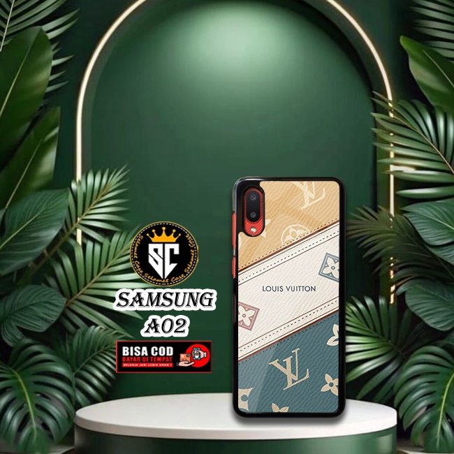 Case SAMSUNG A02 (Motif LV) SLAMET Case Terbaru softcase dan hardcase m Case - Casing - Kondglossy -
