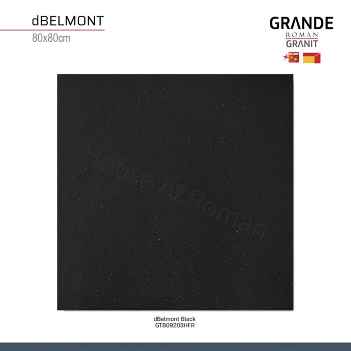 ROMAN GRANIT GRANDE dBelmont Black 80x80 GT809203HFR ROMAN GRANIT