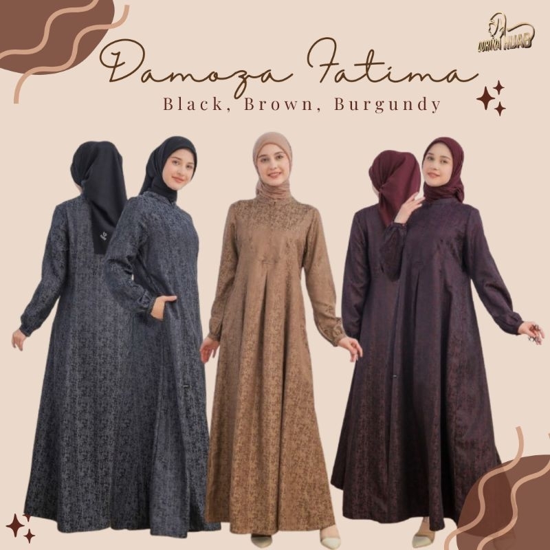 Damoza Fatima Terbaru / Gamis Damoza / Damoza Fatima Terbaru