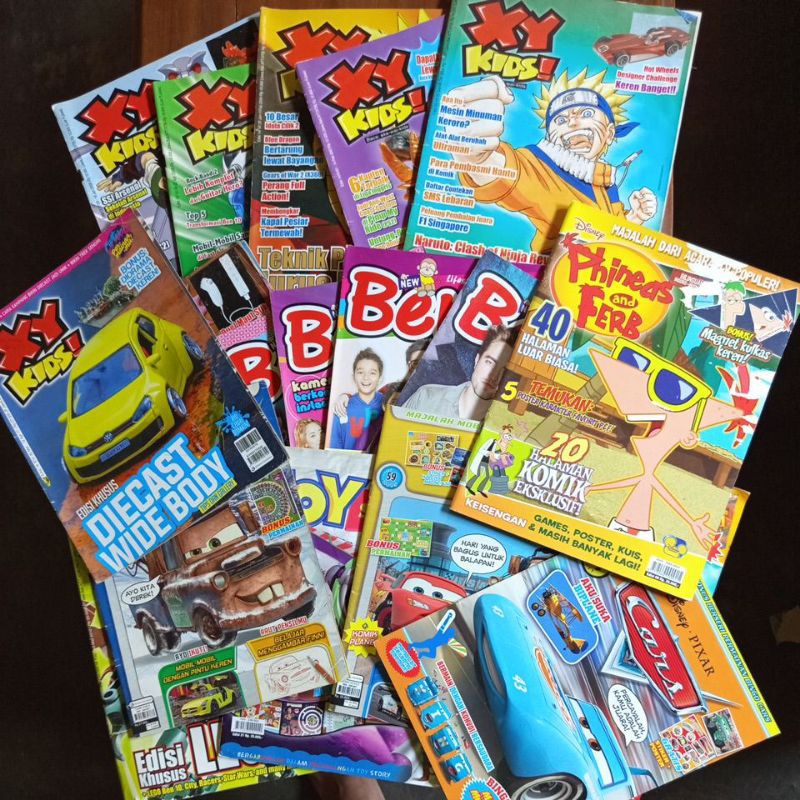 Cabutan Majalah Anak Anak Xy Kids Disney Kiddo Dll Bahasa Indonesia