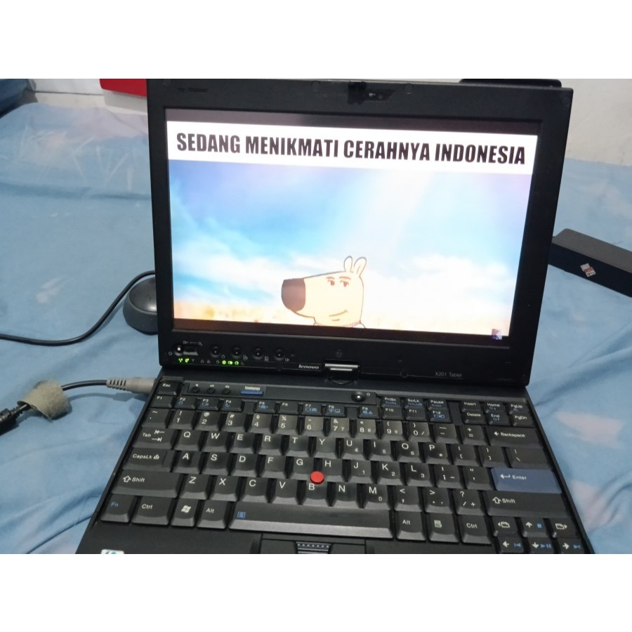 laptop lenovo thinkpad x201 core i7 ram 16 second seken notebook bekas termurah tablet pc 2 in 1 mur