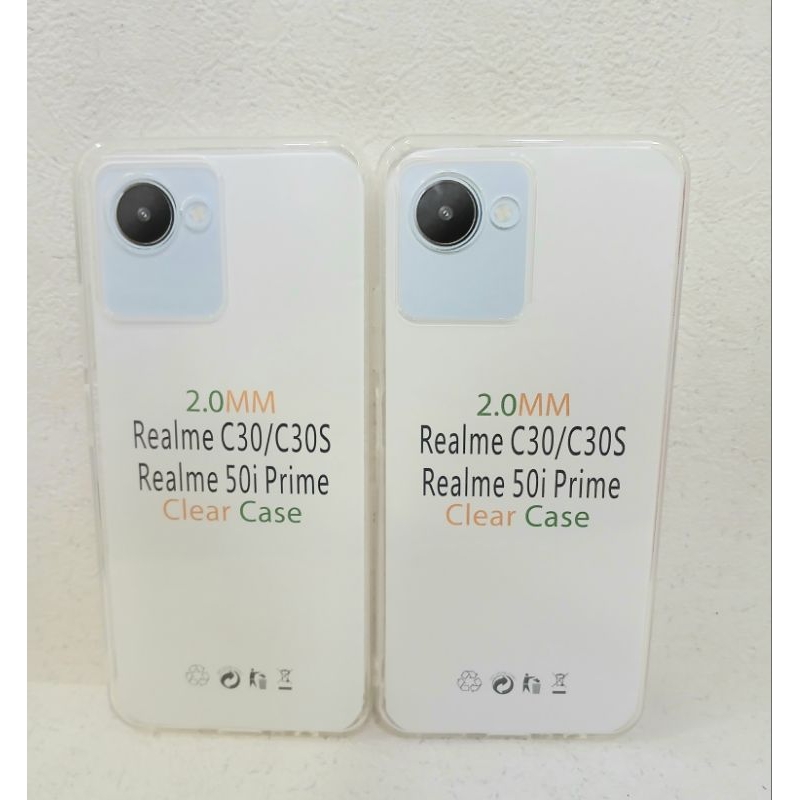 Realme C30|RealmeC31|Realme C33|Realme C35|jelly Case|Silicone Case Softcase |2mm|Tpu-Clear
