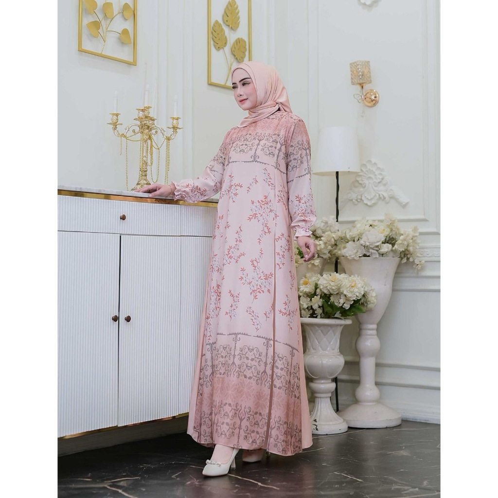 Z-DRESS - CAHYA Gamis & Hijab Set Lebaran SALEM/ GAMIS SET HIJAB PREMIUM