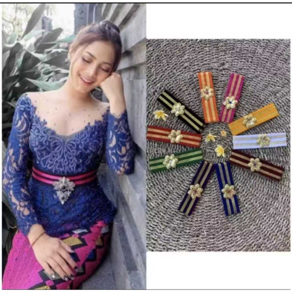 IKAT PINGGANG KEBAYA - SELENDANG OBI BLUDRU - OBI KEBAYA BALI