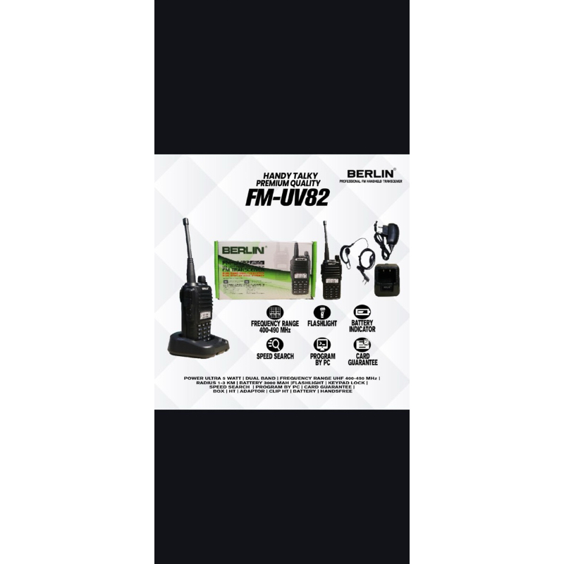 HT BERLIN FM-UV82 FM UV82 FM82 free Handsfree Berlin