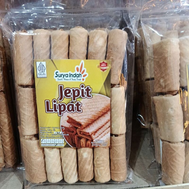 

Jepit Lipat 230gr enak renyah Surya Indah Jombang