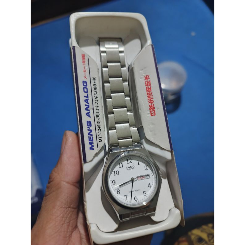 Jam Casio Mtp1240dj Original JDM