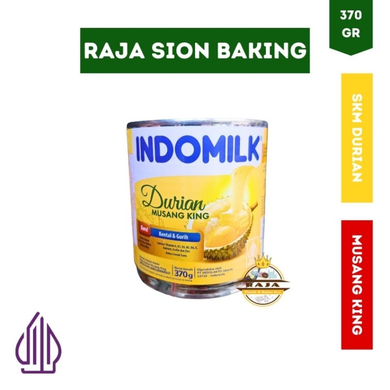 

INDOMILK Durian Musang King 370gr - Susu Kental Manis ( SKM )