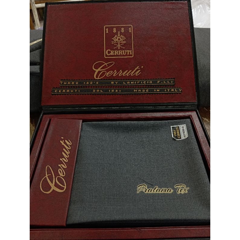 Bahan Stelan Jas Celana Wool Italy /Kain Wool Premium By Cerruty 1881 ( Harga Per 130 Cm x 150 Cm)