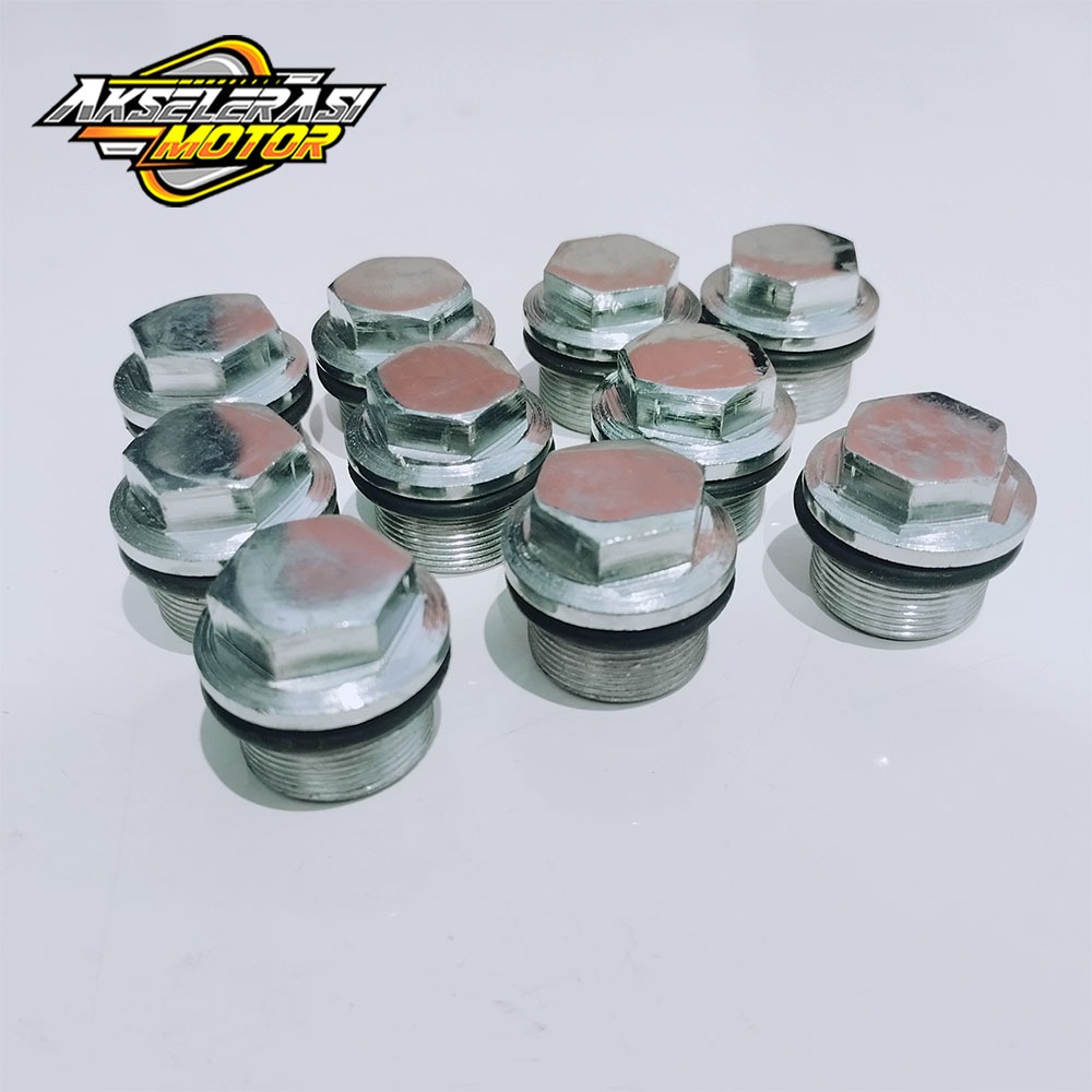 Tutup Shock Depan Satria FU Baut Shock Depan Satria FU Karbu Satu Set Include Seal