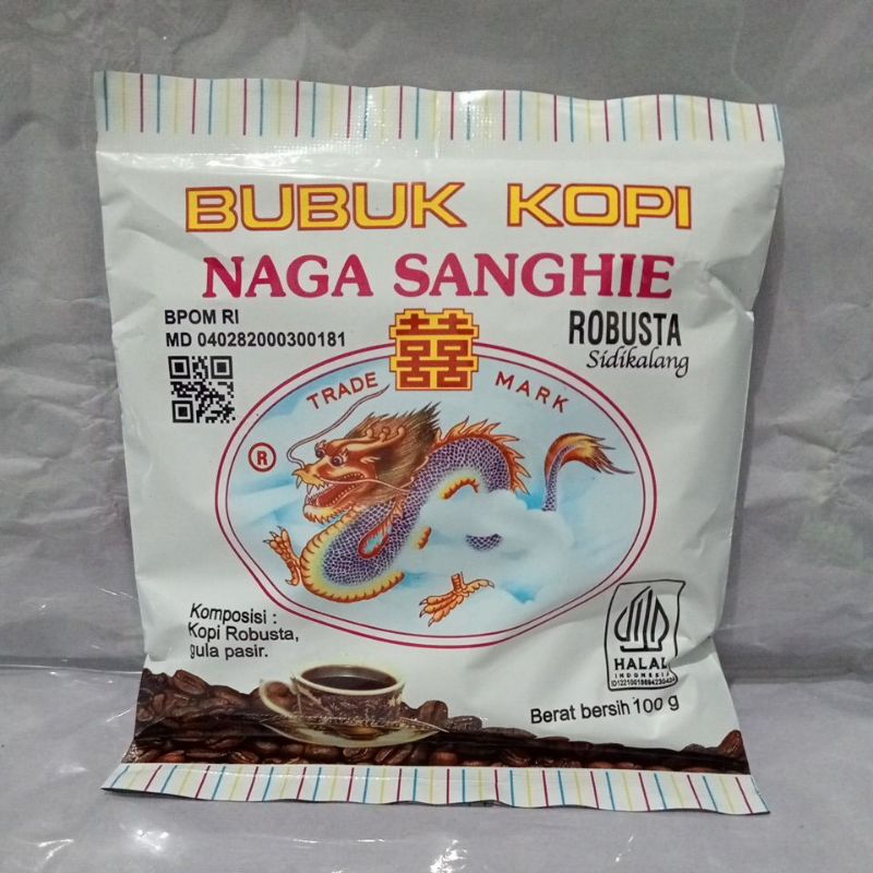 

Naga Sanghie Kopi Bubuk Robusta Sidikalang 100g