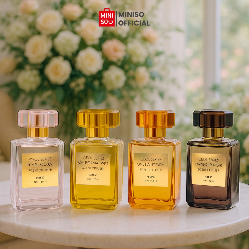 Miniso Scent Reed Diffuser Aromatherapy Aroma Diffuser Long-lasting Fragrance 150ml