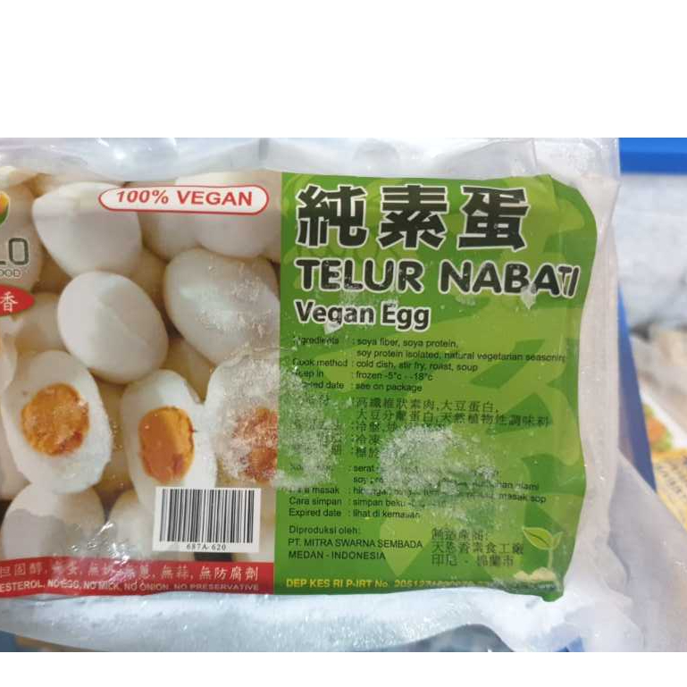 

Tian En Xiang Round Egg/Telur bulat vegan 320 gr
