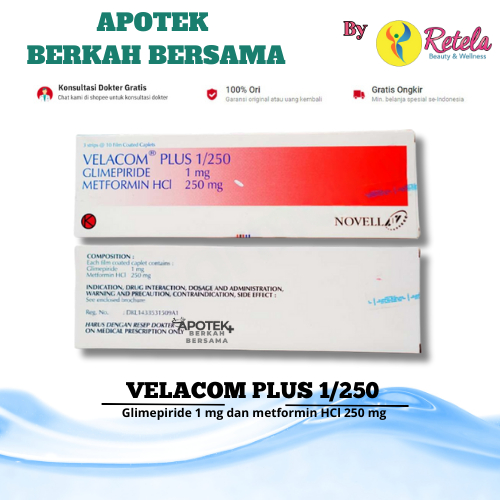 VELACOM PLUS 1/250 1 BOX 30`S ORIGINAL