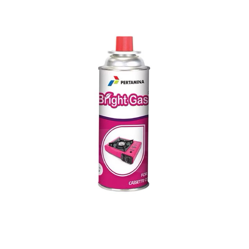 Bright gas kaleng 220g butane fuel hi cook oikosh wonder