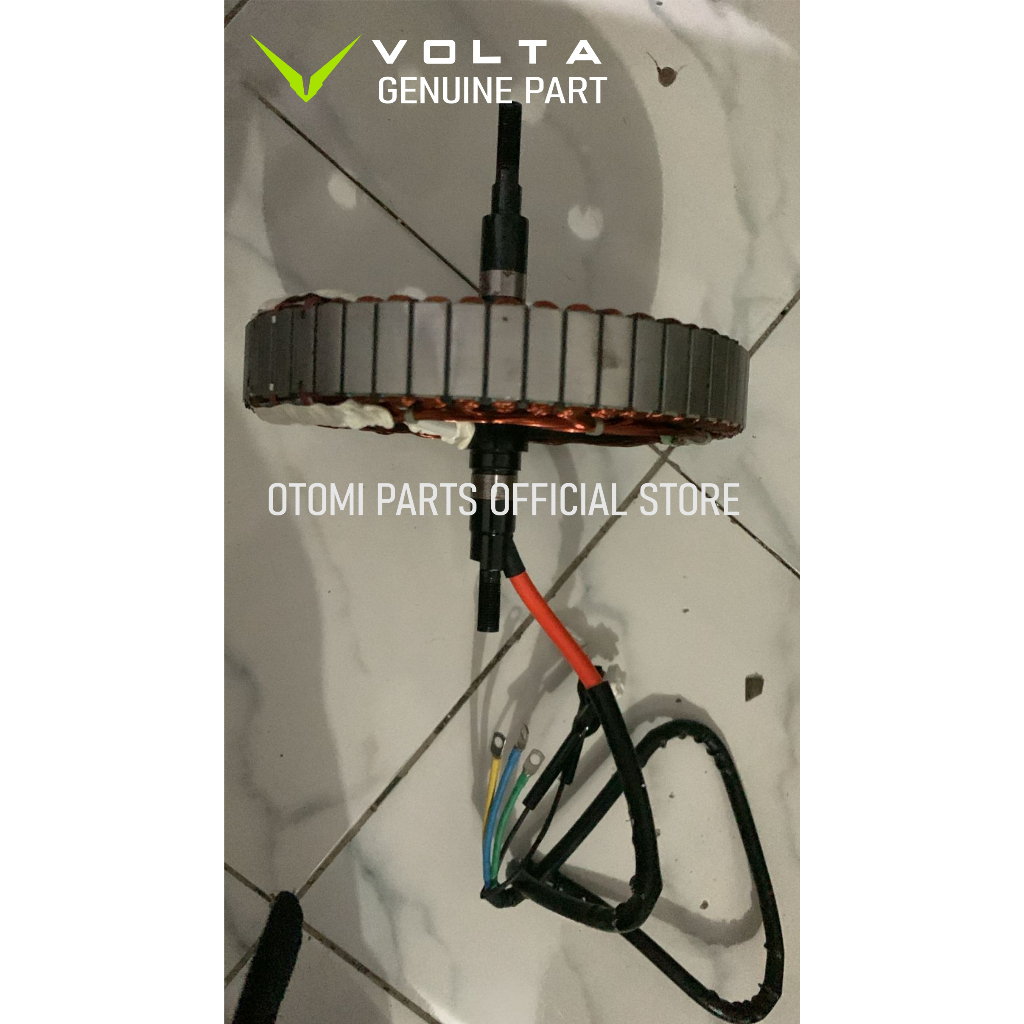 VOLTA ORIGINAL - STATOR SET (ANGKUR SET) DINAMO MOTOR LISTRIK VOLTA 401, VIRGO