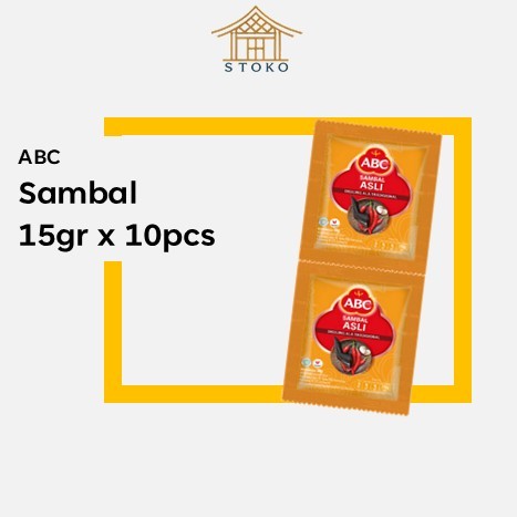 

ABC Sambal Sachet 15gr – 1 Renceng Isi 10 – Pedasnya Pas, Praktis Dinikmati