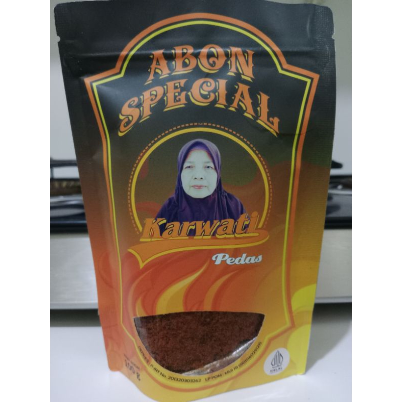 

Abon Spesial Karwati Rasa Pedas Kemasan Pouch 100 Gram