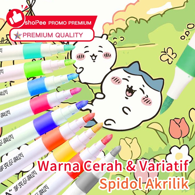 

1 SET 48 & 24 WARNA PEN ACRYLIC MARKER WATERPROOF SUMDGEPROOF BISA UNTUK LUKIS DI BAJU SEPATU DLL