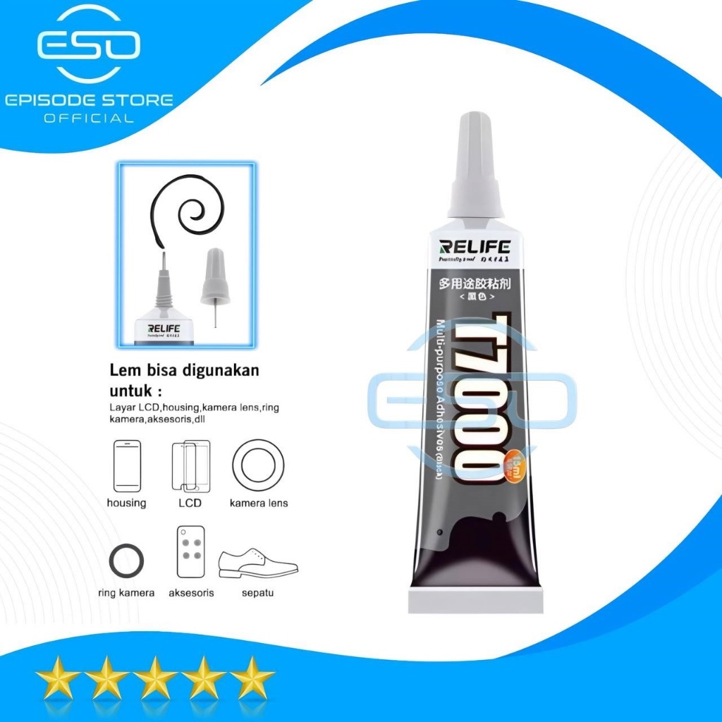 

Tools Glue Relife T7000 Lem Perekat Lcd Touchscreen (Black) New