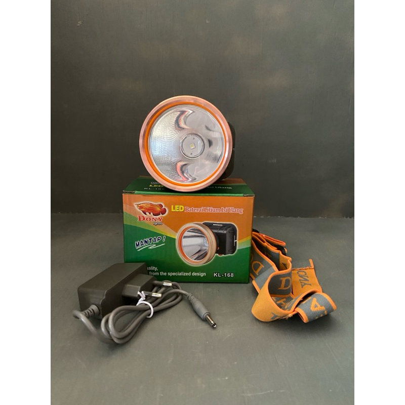 DONY Senter Kepala Dony KL 168 MANTAP Cas LED 10W Terang Murah