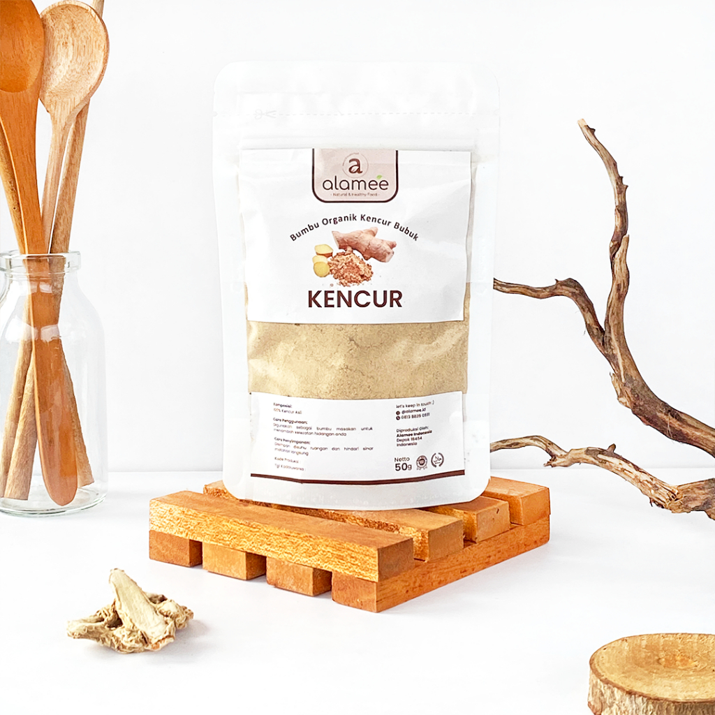 

ALAMEE Bubuk Kencur Bumbu Masak Dapur Organik Murni Asli Tanpa Campuran Seasoning Powder Spice 50gr