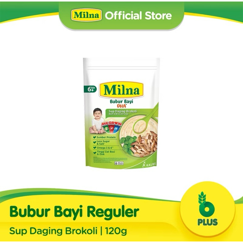 Milna Bubur Bayi 6+ 3 varian rasa
