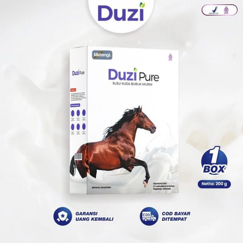 

Duzipure Susu Kuda Bubuk Herbal Atasi Nyeri Sendi 200Gram
