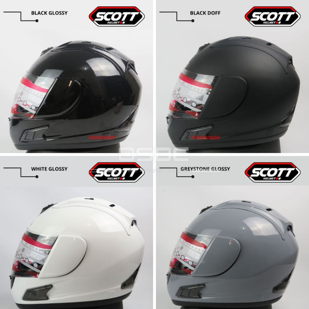 HELM SCOTT FULL FACE 313 SCOTT FULL FACE SNI