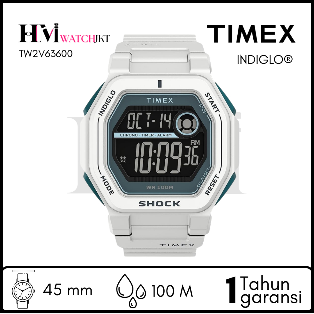 TIMEX TW2V63600 Command Encounter JAm Tangan Pria Original Digital Antiair