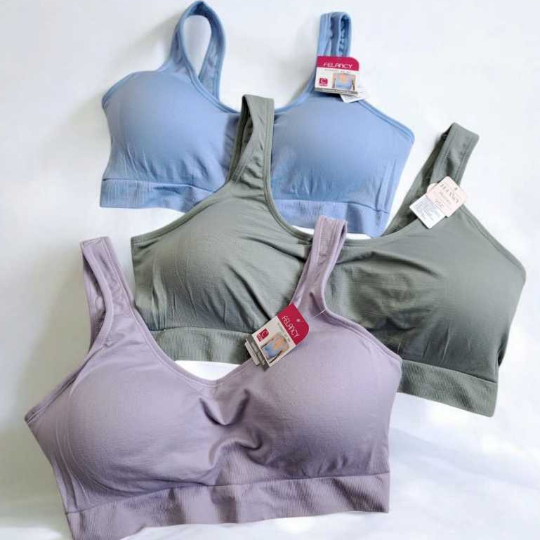 Bra BH FELANCY 02037 - Tanpa Kawat - Busa Tipis - Size 38C - Beha Felancy