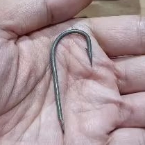 Mata Kail Pancing Putih Cap Pancing Merk Alpine & Cap Kunci MUSTAD Seri 2315. Harga Perbuah.