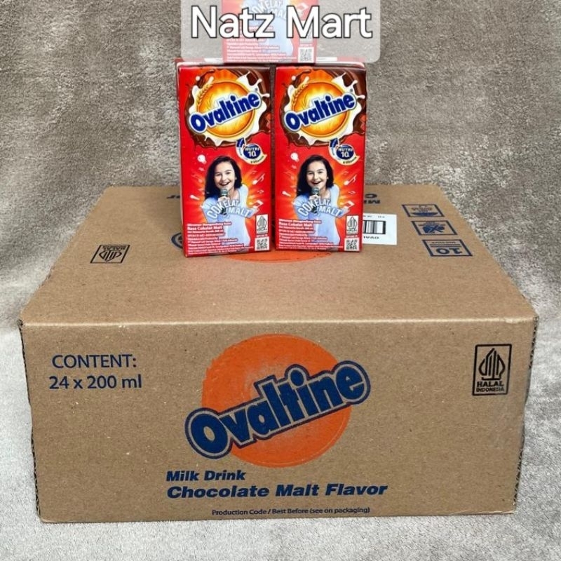

( 24 × 200 ml ) OVALTINE Susu UHT Choco Malt 200 Ml