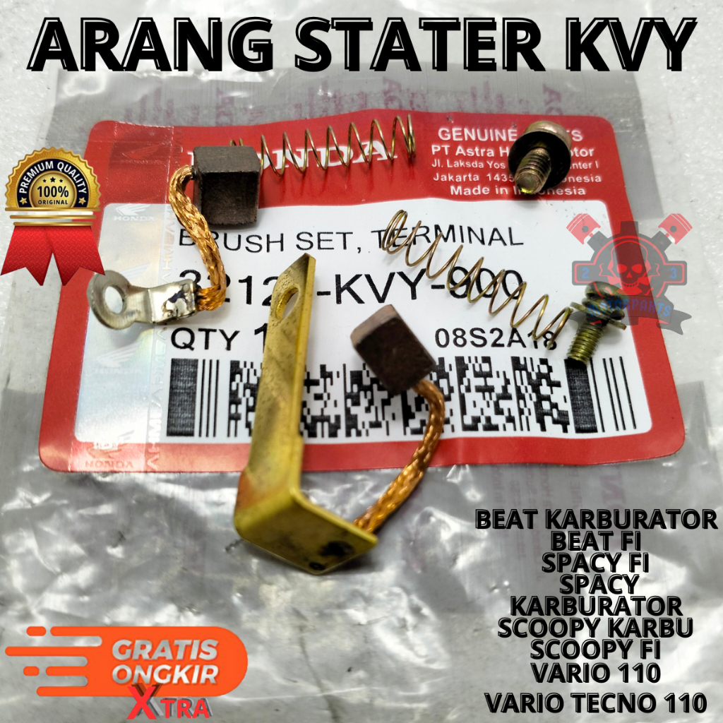 ARANG STATER KVY UNTUK MOTOR.BEAT KARBURATOR,BEAT FI,SPACY FI,SPACY KARBURATOR,SCOOPY KARBURATOR,SCO