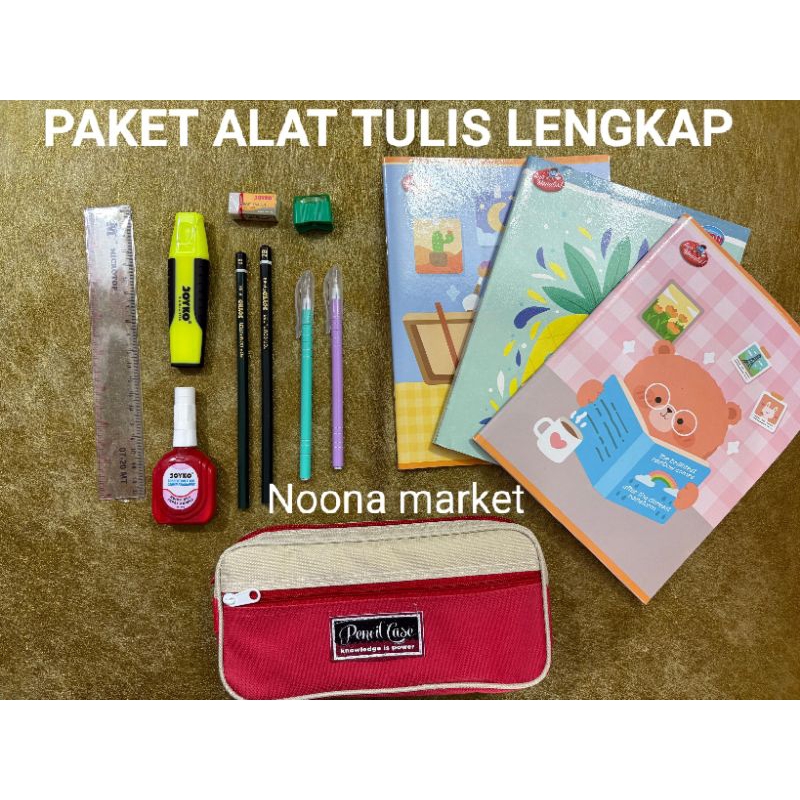 

Paket Alat Tulis Lengkap SD / SMP / SMA / Souvenir Paket Bakti Sosial / Hampers Sekolah