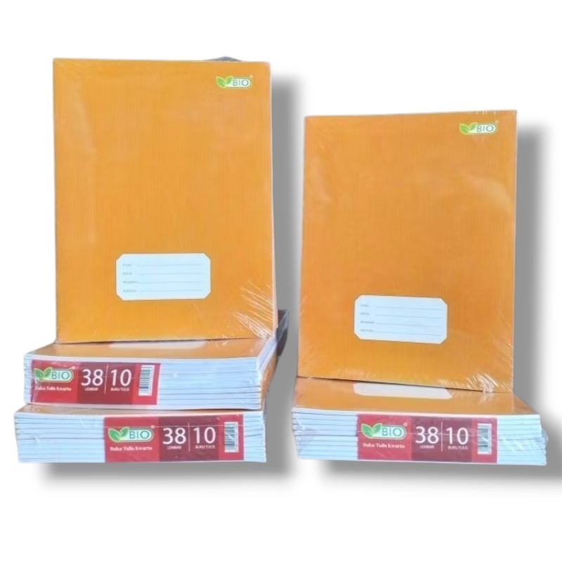 

Buku Tulis BIO Cover Coklat 38 atau 58 Lembar (1 Pack) - Isi 10 Buku