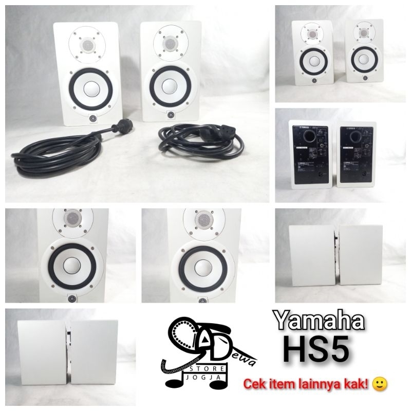 YAMAHA HS5 SPEAKER MONITOR HS 5 NEAR FLAT STUDIO MONITORING RECORDING bekas preloved 2nd second seke