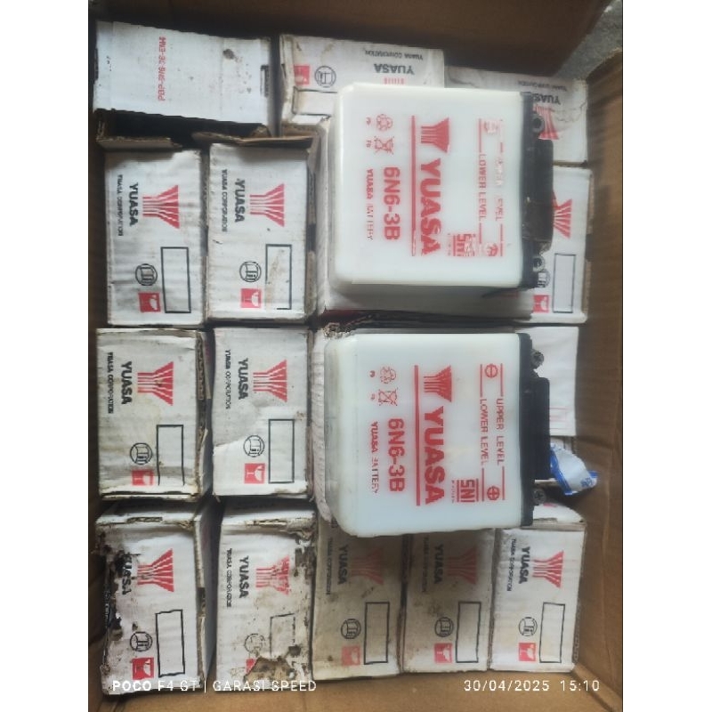 Aki Yuasa 6N6-3B 6volt original Aki motor